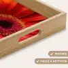 Oranje - Gerbera - Intens Dienblad Rechthoek middel -USP_HandgreepFR