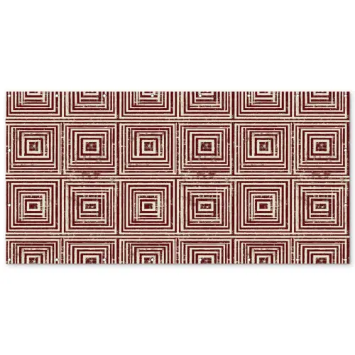 Geometrisch - Patroon - Rood Balkonbeschermer Duitsland klein 596 -zz_3d