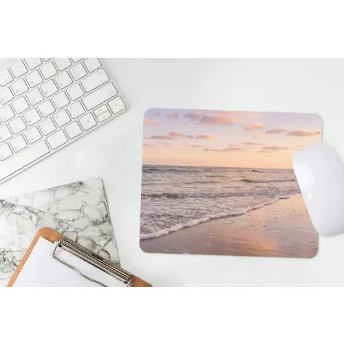 Strand - Branding - Wolken muismat rubber klein -witbureau
