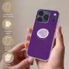 Passievrucht - Zaadjes - Paars - Minimalistisch Telefoonhoesje iPhone 17 Pro klein -sfeer3_NL