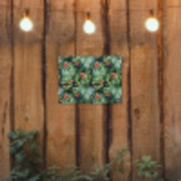 Monstera - Jungle - Bladeren tuinposter los doek klein -sfeer1