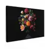 Boeket - Romantisch - Kleurrijk canvas 2cm klein -z3d