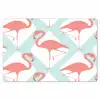 Flamingo - Mintgroen - Ruit Placemat vinyl groot 368 -zzsfeer1_Kitchenyeah-website