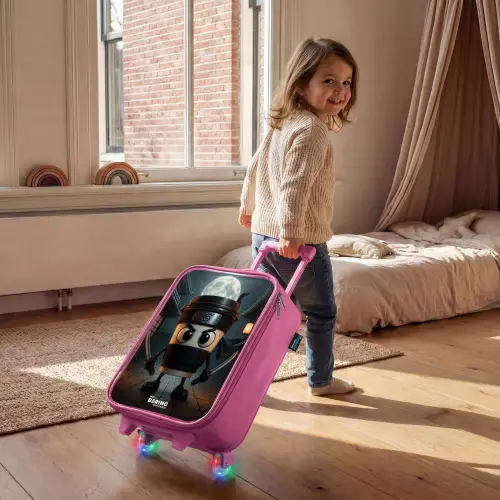 Capuchino Assassino Kinderkoffer - Roze klein -sfeer1