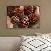 Dennenappels - Boom - Winter - Natuur - Bruin canvas 2cm klein -sfeer3