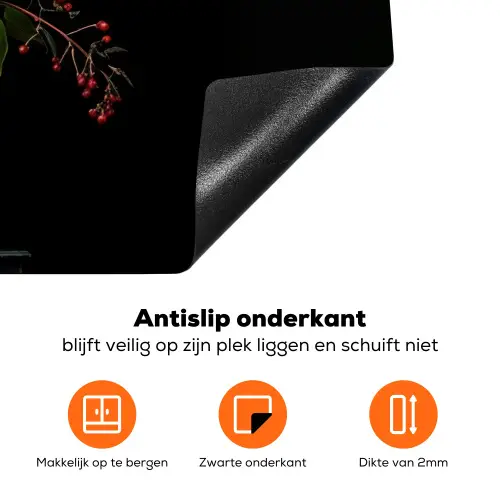 Zonnebloemen - Boeket - Kleurrijk Inductie beschermer vinyl 3mm klein -zzzzzzz-td-onderkant