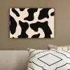 Vlekkenpatroon - Koe - Beige canvas 2cm klein -sfeer3