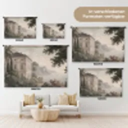 Zee - Villa - Beige Wandkleed katoen klein -tsfeer8_DE