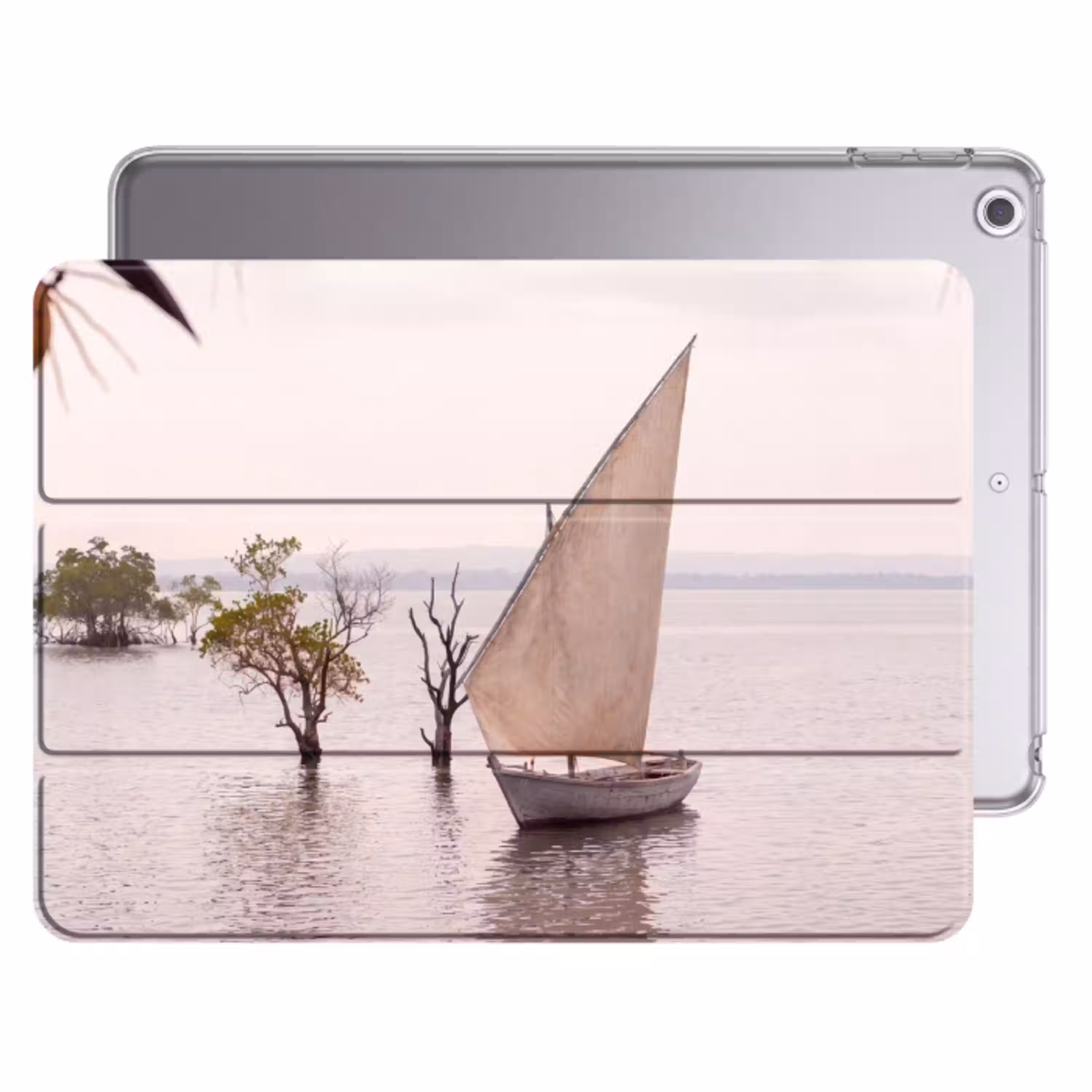Boot - Zeil - Water - Tropisch - Natuur Apple iPad 2017 middel -threedimensional_3d_global