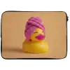 Badeend - Handdoek - Kleurrijk laptophoes neopreen klein -zkaufland3dotto