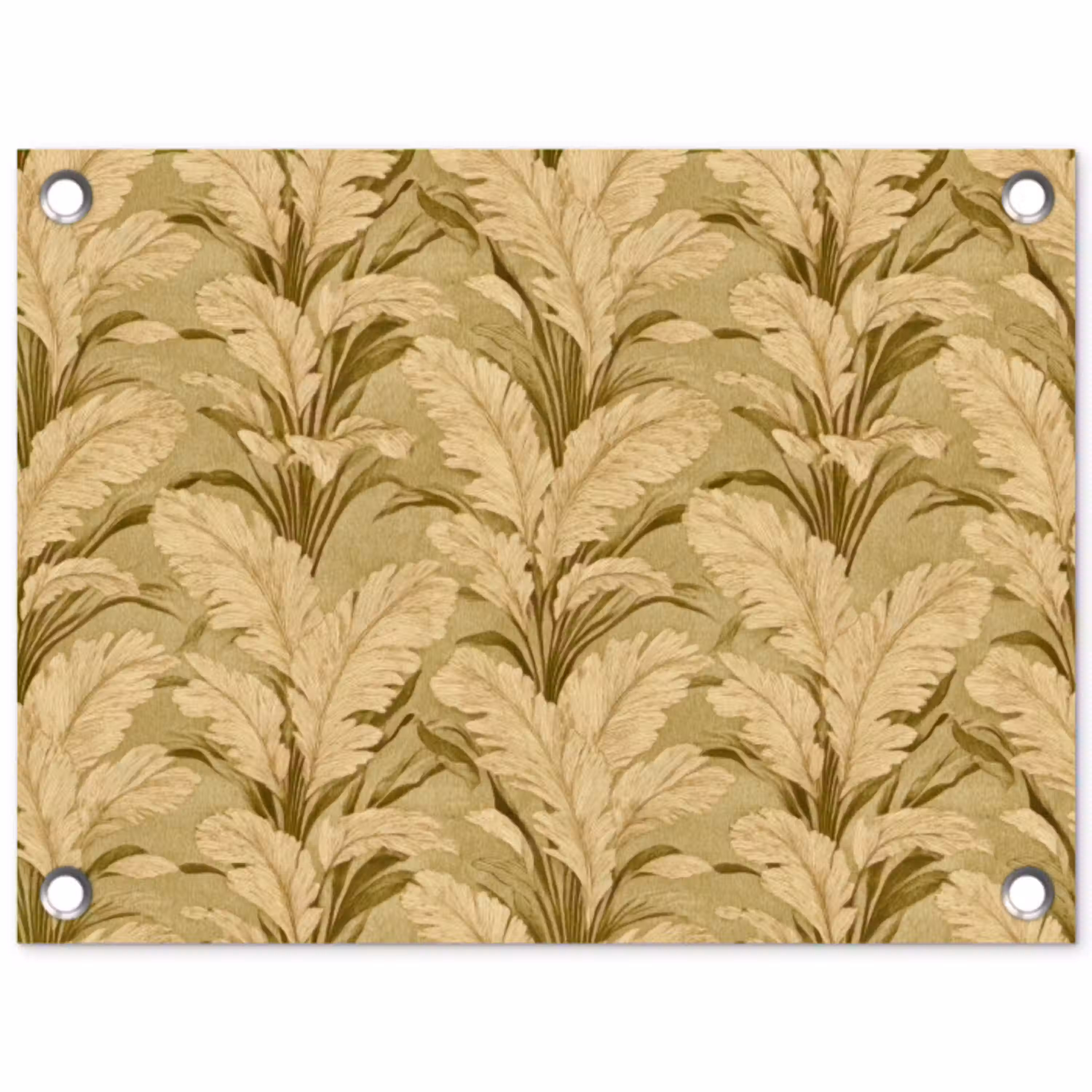 Palmbladeren - Klassiek - Groen tuinposter los doek klein 239 -3d