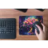 Boom - Bloemen - Magisch - Gekleurde muismat rubber klein -toetsenbord