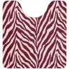 Zebra - Motief - Bordeaux - Rood WCmat U-uitsnede middel 1014 -3d