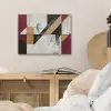 Modern - Abstract - Geometrisch - Rood - Industrieel PET vilt klein -sfeer3