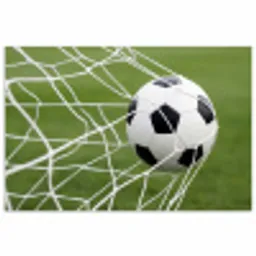 Voetbal - Goal - Net - Sport poster papier klein -3d