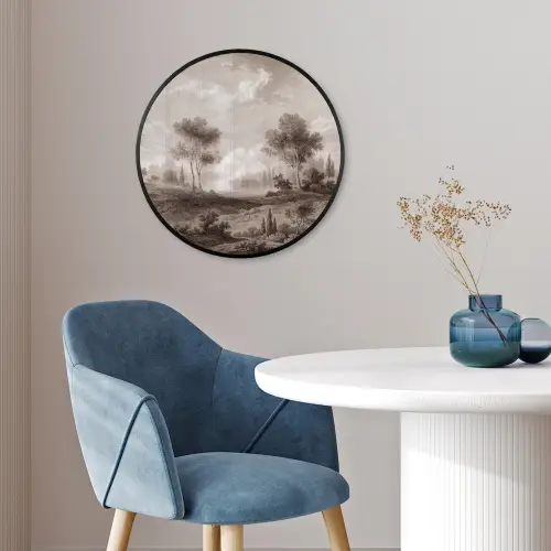Klassiek - Landschap - Neutraal Fotolijst rond zonder passe partout klein -sfeer2