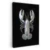 Kreeft - Zilver - Metallic - Luxe KitchenYeah - Keuken - Canvas klein -3d