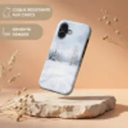 Bospad - Dennen - Sneeuw - Winter - Rustgevend Toughcase MagSafe Apple iPhone 17 klein -USP_RandenV_FR