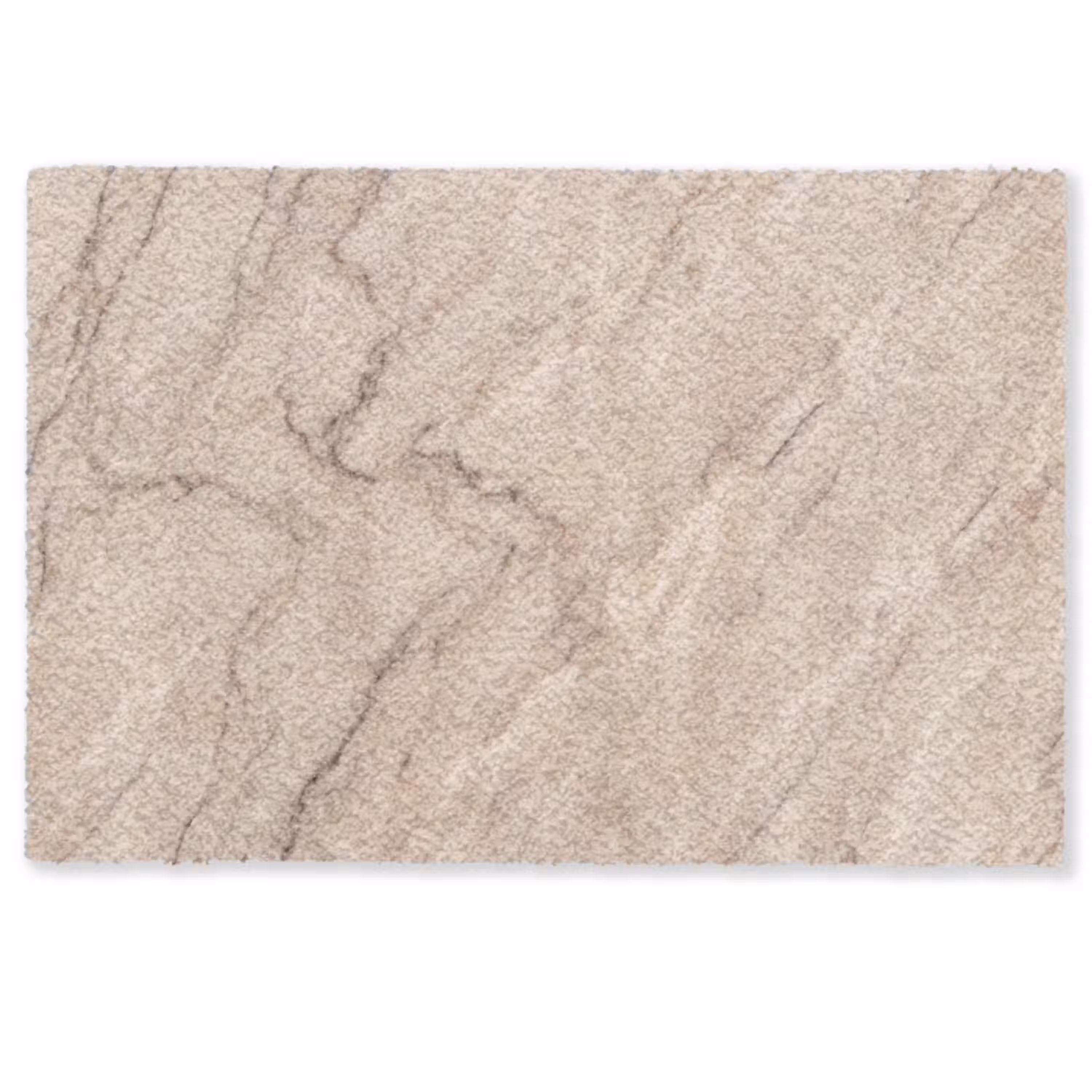 Marmer - Patroon - Abstract - Modern - Beige Deurmat klein -zkaufland3d