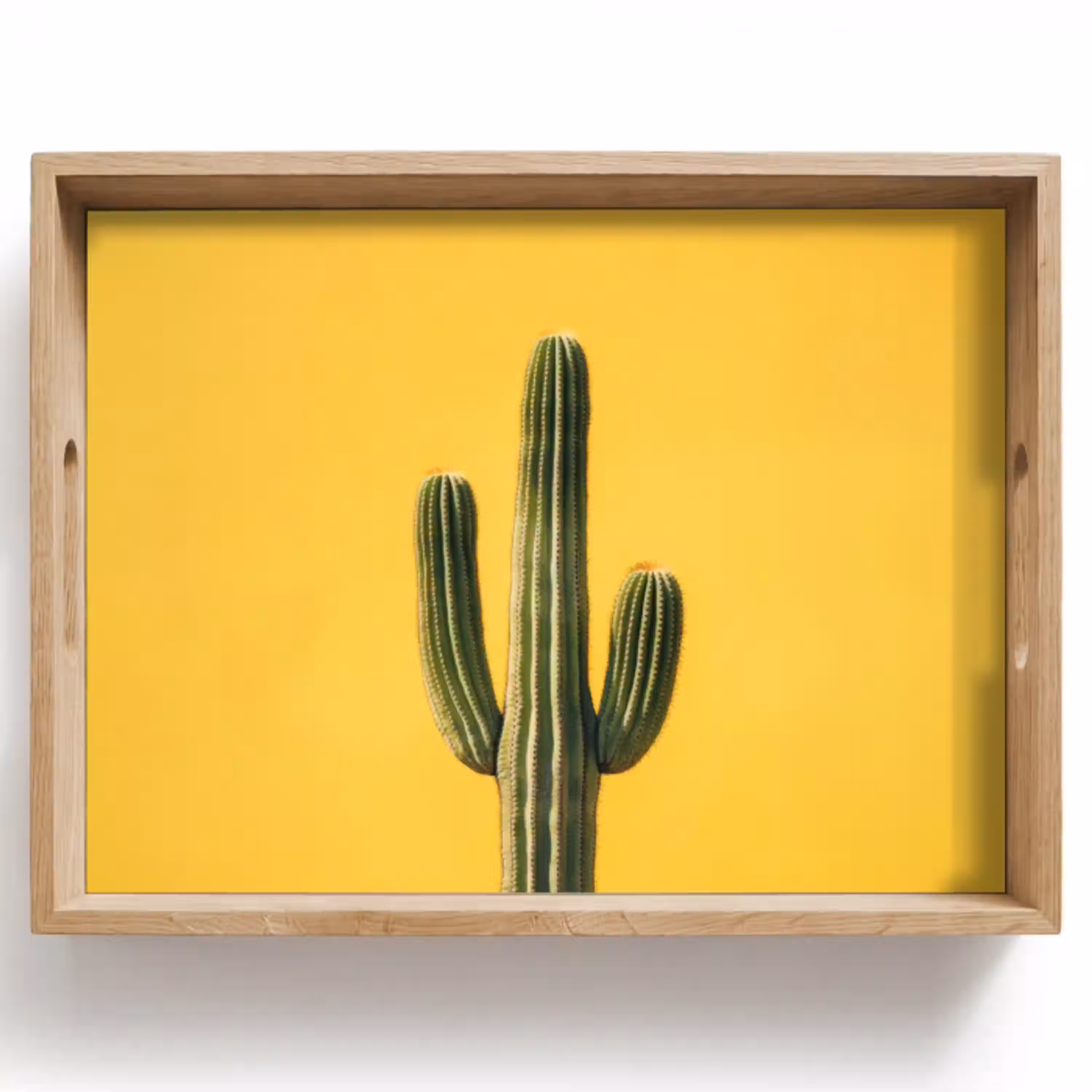 Cactus - Groen - Minimalistisch Dienblad Rechthoek middel -z3d_shopping