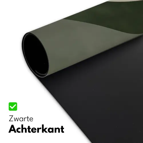 Japandi - Groen - Abstract - Modern Muismat XXL klein -sfeer2