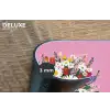 Bloemen - Quote - Kaartje - Kleurrijk Placemat vinyl groot -closeup