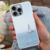 Horizon - Zeilboot - Zee Hoesje iPhone 16 Pro Max met koord klein -sfeer3