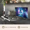 Eenhoorn - Sterren - Blauw keuken achterwand spatscherm klein -usp_NL