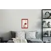 Cupcake - Kers - Rood Muursticker klein -slaapkamer