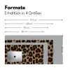 Luipaardprint - Bruin - Courage - Sierlijk Muismat XXL klein -ysfeer5_duits