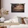 Kerstdecoratie - Houten - Dennenappel - Bruin Wandkleed katoen klein -sfeer1