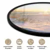 Strand - Zon - Duin - Gras - Zand - Horizon Fotolijst rond zonder passe partout klein -closeup_NL