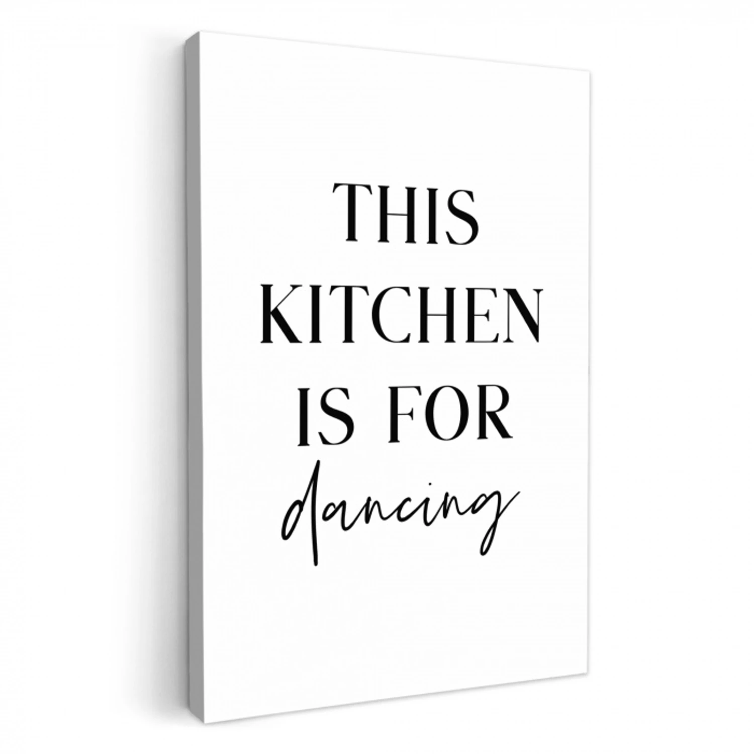 Dansende Keuken KitchenYeah - Keuken - Canvas klein -3d