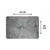 Beton - Leisteen - Grijs -Betonstructuur Placemat vinyl groot -specs