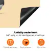 Panda - Beige - Minimalistisch Inductie beschermer vinyl 3mm klein -zzzzzzz-td-onderkant