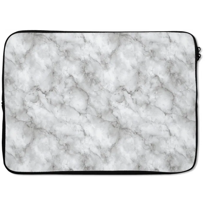 Grijs - Marmer - Klassiek - Aders laptophoes neopreen klein 279 -zkaufland3dotto