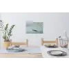 Bloesems - Minimalistisch - Wateroppervlak - Boot Muursticker klein -eettafel