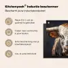 Stier - Kleurrijk - Hoorns Inductie beschermer vinyl 3mm middel -zzzzzzusp-haakje_NL
