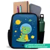Dino - Planeet - Ster - Blauw Rugzak - Zwart middel -inhoud_NL