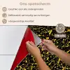 Spat - Waterverf - Geel - Zwart keuken achterwand spatscherm klein 900 -spatscherm_NL