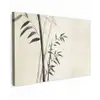 Japandi - Bamboe - Beige Tuinposter op houten frame 2 cm dik klein -3d