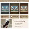 Stadion - Voetballer - Bal Light Box met batterij (Wandlamp kind) middel -USP_lichtkleurNL