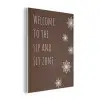 Bruin - Quote - Bloemen - Zomer PET vilt klein -3d