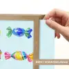 Snoepjes - Realistisch - Kleurrijk Light Box met batterij (Wandlamp) middel -USP_websiteprintNL