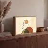 Planten - Abstract - Vormen Light Box met batterij (Wandlamp) middel -sfeer2