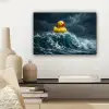 Storm - Badeend - Golven canvas 2cm klein -sfeer6