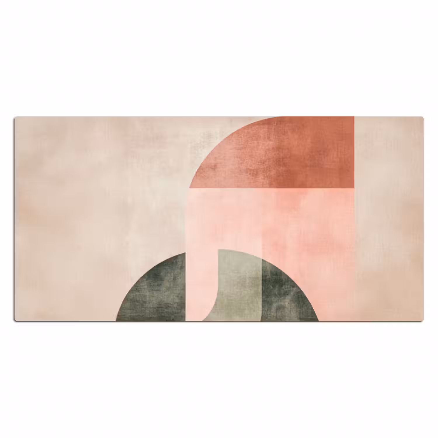 Schreibtischunterlage - Kreis - Abstrakt - Rosa