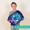 Paarse eenhoorn Kinderkoffer - Zwart klein -sfeer4_NL
