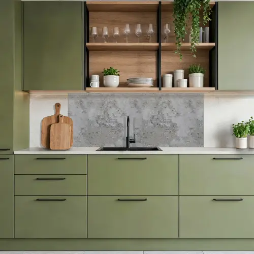 Patroon - Grijs - Oud - Beton keuken achterwand 2 middel 871 -sfeer3