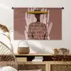 Abstract - Figuur - Illustratie - Hoed Wandkleed katoen middel -sfeer5